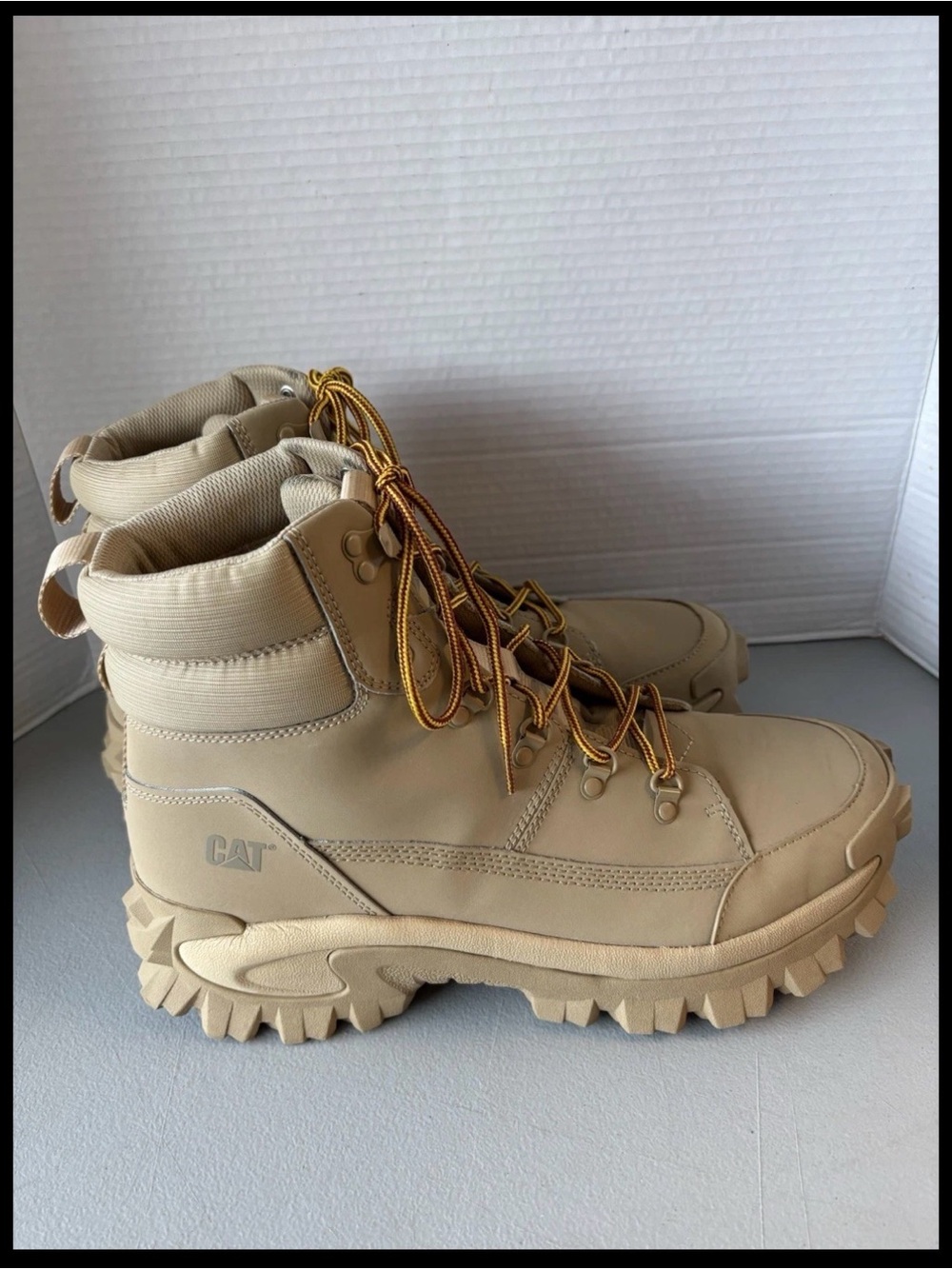 Caterpillar Soft Toe Men's Boots P110738 Water/ Stain Repellent Size 13 US